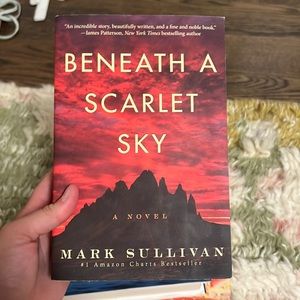 beneath a scarlet sky